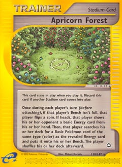 Aquapolis Apricorn Forest #118 card