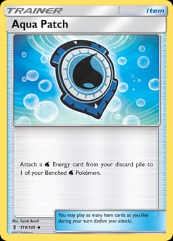 2017 Guardians Rising Aqua Patch #119 card