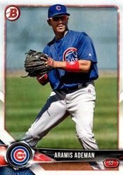 2018 Bowman Draft Base Set Aramis Ademan #BD-72 card