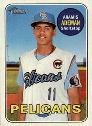 2018 Topps Heritage Minor League Base Set Aramis Ademan #15 card