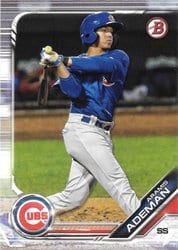 2019 Bowman Draft Base Set Aramis Ademan #BD-124 card