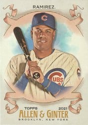 2021 Topps Allen & Ginter Base Set Aramis Ramirez #168 card