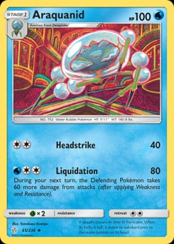 Cosmic Eclipse Araquanid #65 card