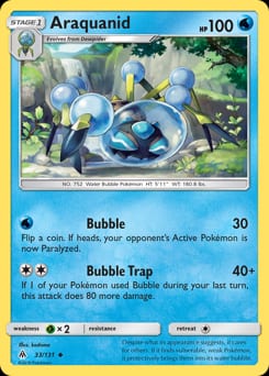 Forbidden Light Araquanid #33 card