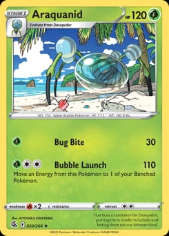 Fusion Strike Araquanid #20 card