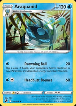 Silver Tempest Araquanid #48 card