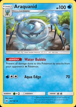 Sun & Moon Araquanid #46 card