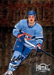 2022-23 SkyBox Metal Universe 1998-99 Retro Rookies Arber Xhekaj #R-34 card
