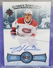 2022-23 Upper Deck Ultimate Collection Ultimate Signatures Rookies Arber Xhekaj #USR-AX card