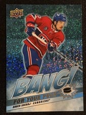 2024-25 Upper Deck Bang! For Your Puck Arber Xhekaj #BP-23 card