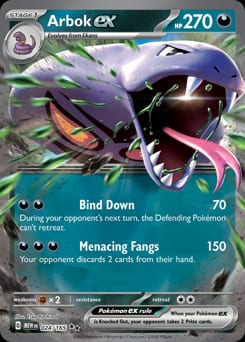 2023 151 Arbok ex #24 card