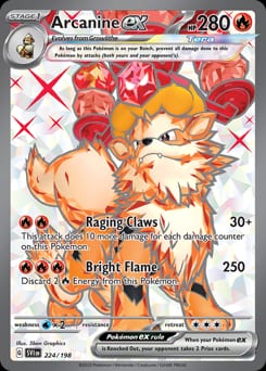 2023 Scarlet & Violet Arcanine ex #224 card