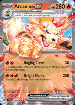 2023 Scarlet & Violet Arcanine ex #32 card