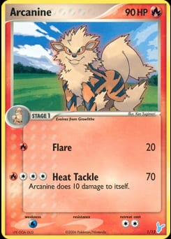 EX Trainer Kit 2 Minun Arcanine #1 card