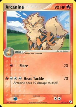 FireRed & LeafGreen Arcanine #18 card