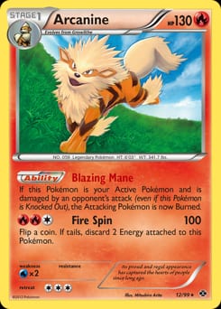 Next Destinies Arcanine #12 card