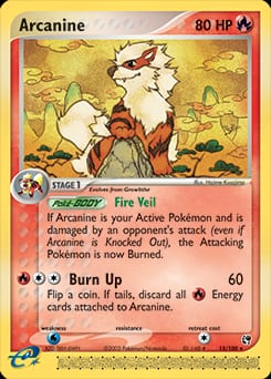 2003 Sandstorm Arcanine #15
