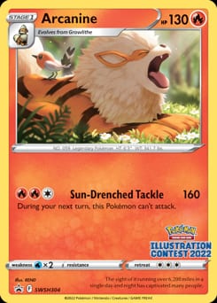 SWSH Black Star Promos Arcanine #SWSH304 card