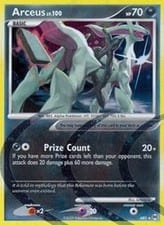 2009 Arceus Arceus #AR1 card