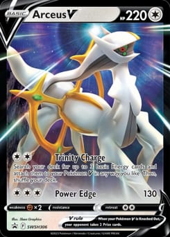 SWSH Black Star Promos Arceus V #SWSH306 card
