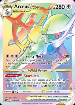 Brilliant Stars Arceus VSTAR #176 card
