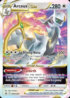 SWSH Black Star Promos Arceus VSTAR #SWSH307 card