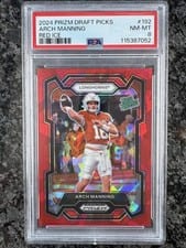 Arch Manning 2024 Panini Prizm Draft Picks card