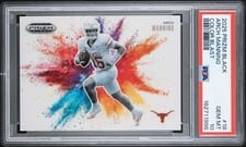 2025 Panini Prizm Black Color Blast Arch Manning #18 card