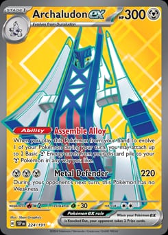 Surging Sparks Archaludon ex #224 card