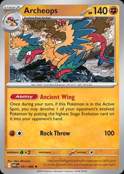 2025 White Flare Archeops #51 card