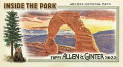 2022 Topps Allen & Ginter Mini Inside the Park Arches National Park #ITP-23 card
