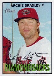 2016 Topps Heritage Base Set Archie Bradley #319 card