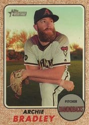 2017 Topps Heritage Base Set Archie Bradley #552 card