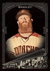 2018 Topps Allen & Ginter X Base Set Archie Bradley #141 card