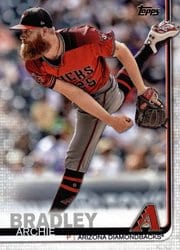 2019 Topps Base Set Archie Bradley #182 card