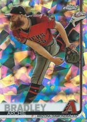 2019 Topps Chrome Sapphire Edition Base Set Archie Bradley #182 card