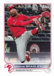 2022 Topps Mini Base Set Archie Bradley #10 card
