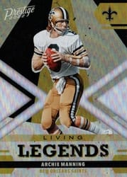 2022 Panini Prestige Living Legends Archie Manning #LL-20 card