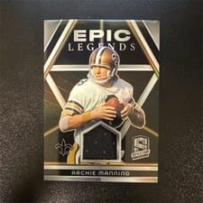 2024 Panini Spectra Epic Legends Materials Archie Manning #ELM-AMG card