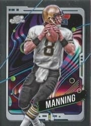 2024 Topps Chrome Cosmic Base Set Archie Manning #64 card