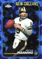 2024 Topps Chrome Sapphire Edition Base Set Archie Manning #135 card