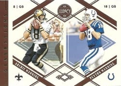 2021 Panini Legacy Generations Archie Manning / Peyton Manning #G-5 card