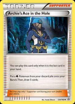 2015 Primal Clash Archie's Ace in the Hole #124 card
