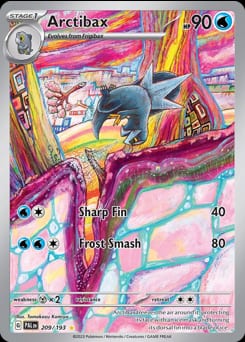2023 Paldea Evolved Arctibax #209 card