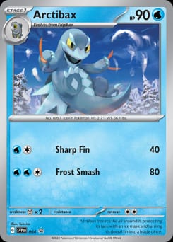 Scarlet & Violet Black Star Promos Arctibax #64 card