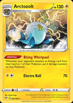 2020 Darkness Ablaze Arctozolt #66 card