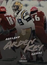 2018 Panini Luminance Base Set Arden Key #104 card