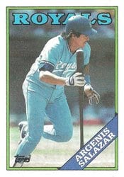 1988 Topps Base Set Argenis Salazar #29 card