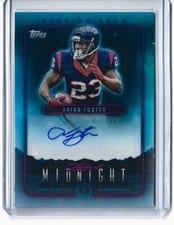 2024 Topps Midnight Stroke of Midnight Autographs Arian Foster #SMA-AF card