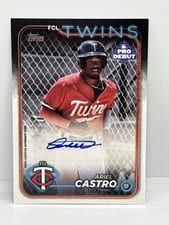 2024 Topps Pro Debut Autographs Ariel Castro #PD-88 card